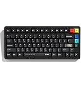 COSTOM PBT Keycaps, Cool Custom Keyboard Keycaps 60 75 65 100 Percent, Shine Through Keycaps Set,...