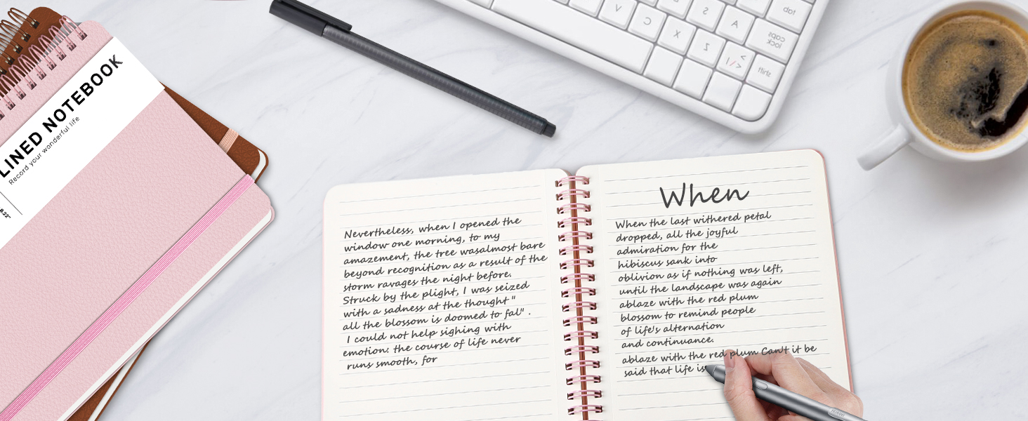 Ideal Spiral Notebook for Women & Men: A perfect gift choice for friends, classmates, family,