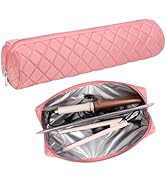 Suafrnut Large Hot Hair Tools Organizer Bag Portable Travel Heat Resistant Storage Case Pouch for...