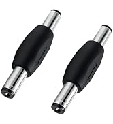 IMIYORE 10pcs DC Power Connector Adapter, 5.5mmx2.1mm Barrel Connector 12V Male to Male Power Jac...