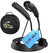 EV Charger Extension Cable for Tesla, EV Extension Cord for Level 1 & Level 2 Tesla Mobile Charge...