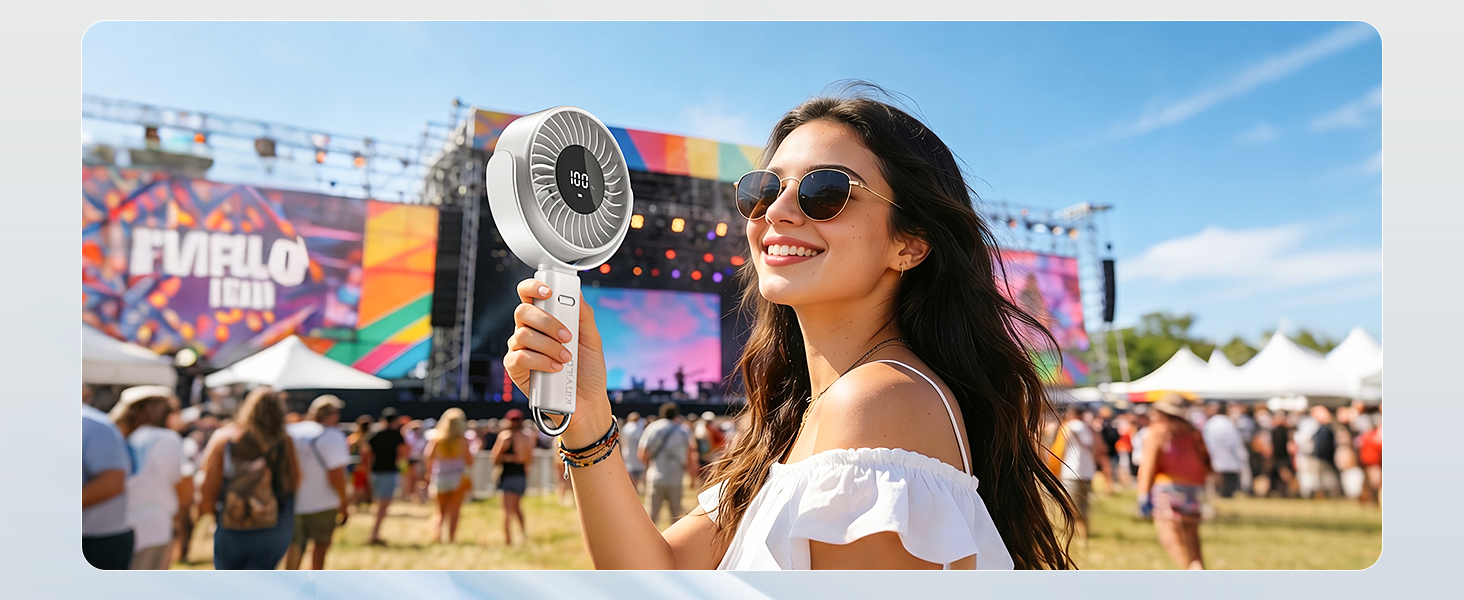 portable fan for concert