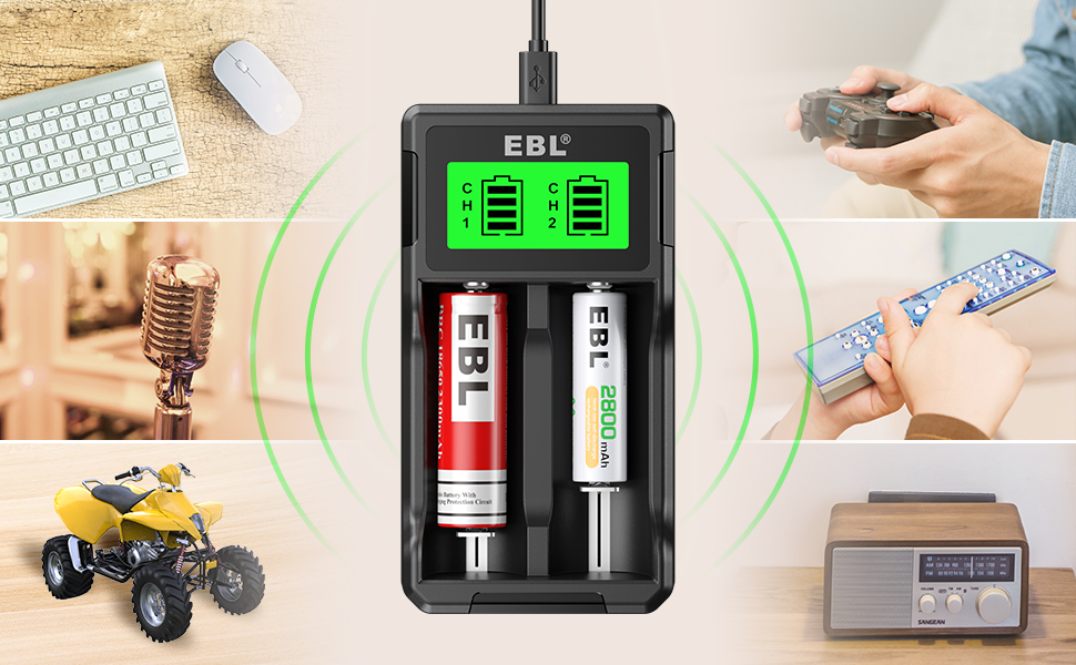 battery charger for 18650