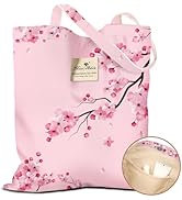 Miss Adola Cloth Tote Bag for Women - Reusable Tote with Pocket & Buckle Cute Retro Design Ladies...
