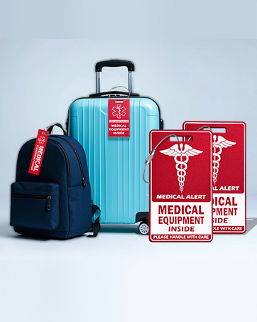 MEDICAL EQUIPMENT LUGGAGE TAG