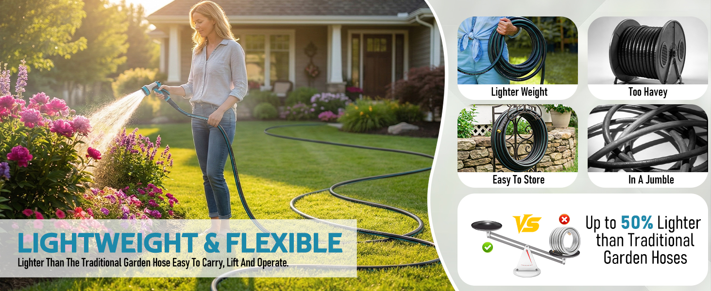 garden hose 100 ft outdoor