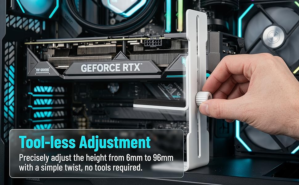 Adjustable Metal GPU Anti-Sag Support Bracket