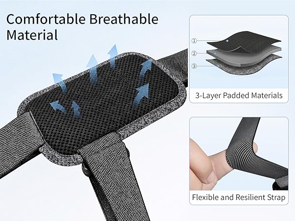 comfortabel breathable material