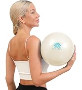 PAIDU Pilates Ball 10-inch Core Ball, Anti-Explosion and Anti-Slip Mini Yoga Ball, Suitable for P...