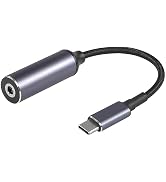 SinLoon PD 100W DC 3.5mm x 1.35mm Female Input to USB Type C Male Power Charging Cable, DC35135 t...