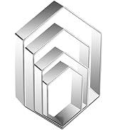 Hexagon Cookie Cutter Set 4 Sizes- 5 Inch, 4 Inch, 3 Inch, 2 Inch Stainless Steel Geometric Gem C...