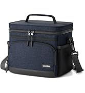 Seeseven Insulated Lunch Bag for Women & Men, Soft Cooler Tote for Work, Office, Travel, Picnic -...