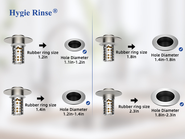 Bathroom Sink Pop Up Drain Strainer