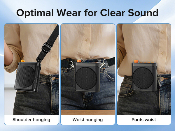 portable voice amplifier