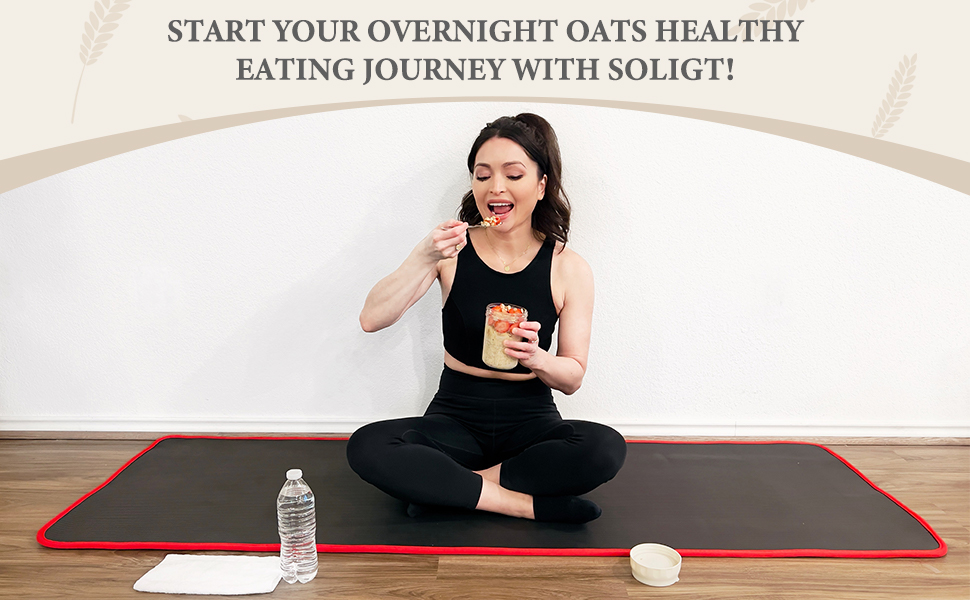 healthy oatmeal container set