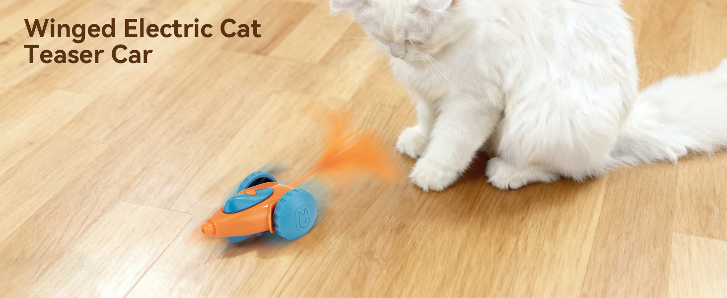 Interactive cat toy, smart cat toy, electric cat toy, automatic teaser, motion sensor