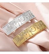 KKJOY Vintage Full Moon Hair Clips Barrettes Hand Crafted Spring Clip Metal Hair Pin Headpieces W...