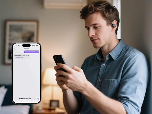 ai translator bone conduction headphones language translator ai headphones language translation