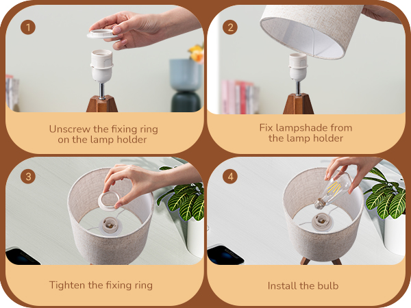 easy to install table lamp