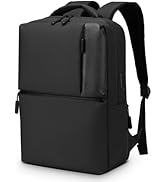 SUIKIHUM Small Lightweight Laptop Backpack with USB Port, Slim Work Travel Backpack for Men & Wom...