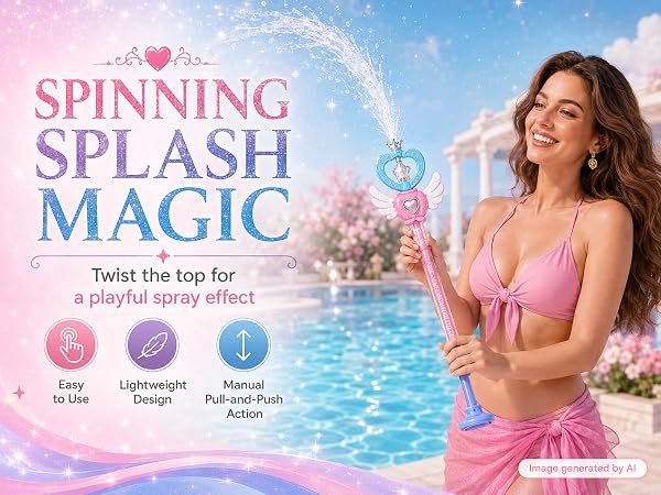Magic Spiral Water Wand