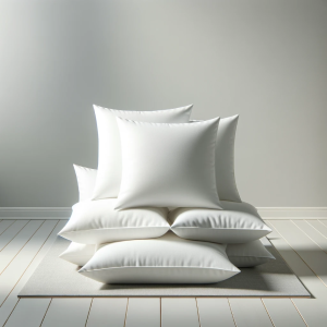 durable white square throw pillows
