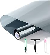 FuFin One-Way Window Privacy Film with Free Installation Tools,Premium PET Material,Heat Control ...