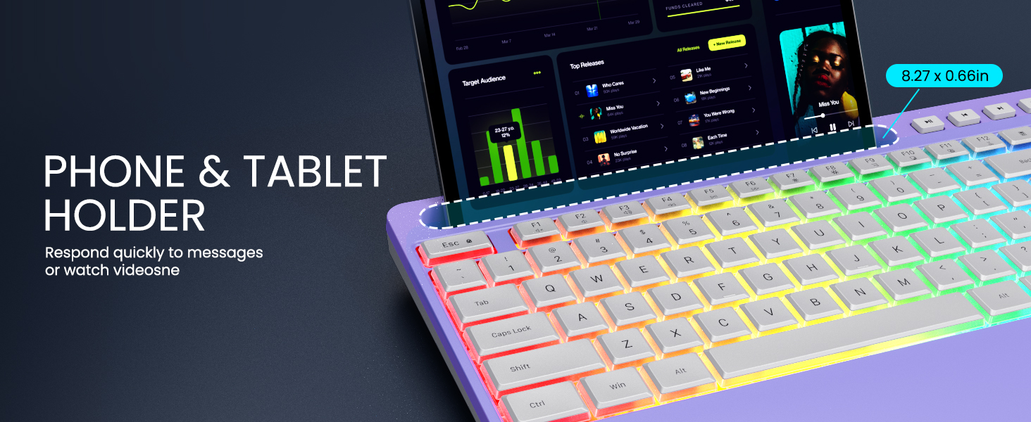 RGB keyboard and mouse combo