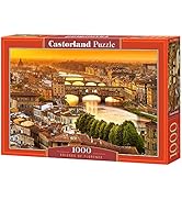 CASTORLAND 1000 Piece Jigsaw Puzzle, Bridges of Florence, Arno, Tuscany, Puzzle of Italy