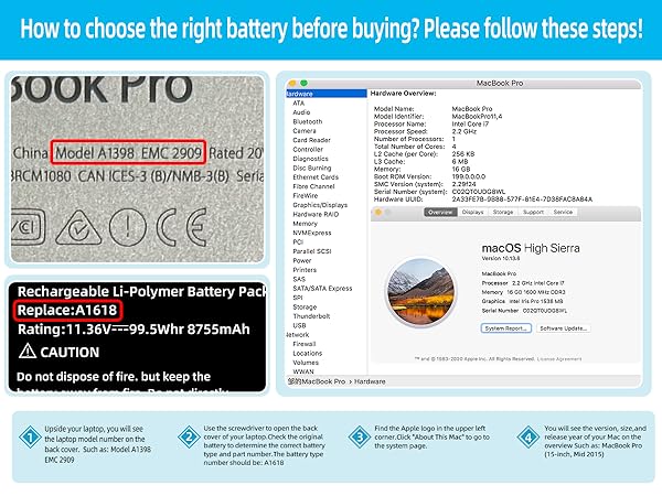 a1398 battery mid 2014