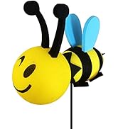 YGMONER Happy Bee Car Antenna Topper - Auto Antenna Ball Exterior Decor Car Decorations Easy to F...