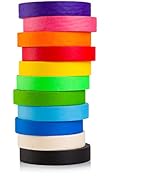 Craftzilla Colored Masking Tape - 11 Rolls, 55 yd x 1 in Each Tape - 1,815 Feet x 1 Inch of Color...