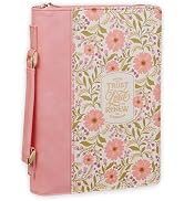 Christian Art Gifts Premium Fashion Vegan Leather Bible Cover for Women: Those Who Trust in The L...