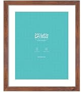 LaVie Home 20 x 24 Picture Frame Brown Poster Frame,Display Pictures 16x20 with Mat or 20x24 With...