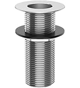 Leyso Stainless Steel Bar Sink Drain 1” Nominal Pipe Size 1" NPS Thread for 1-3/8" Sink Opening (...