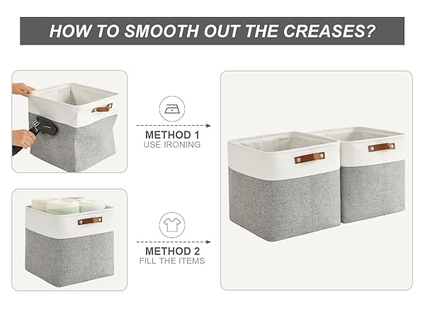 storage bins with handles