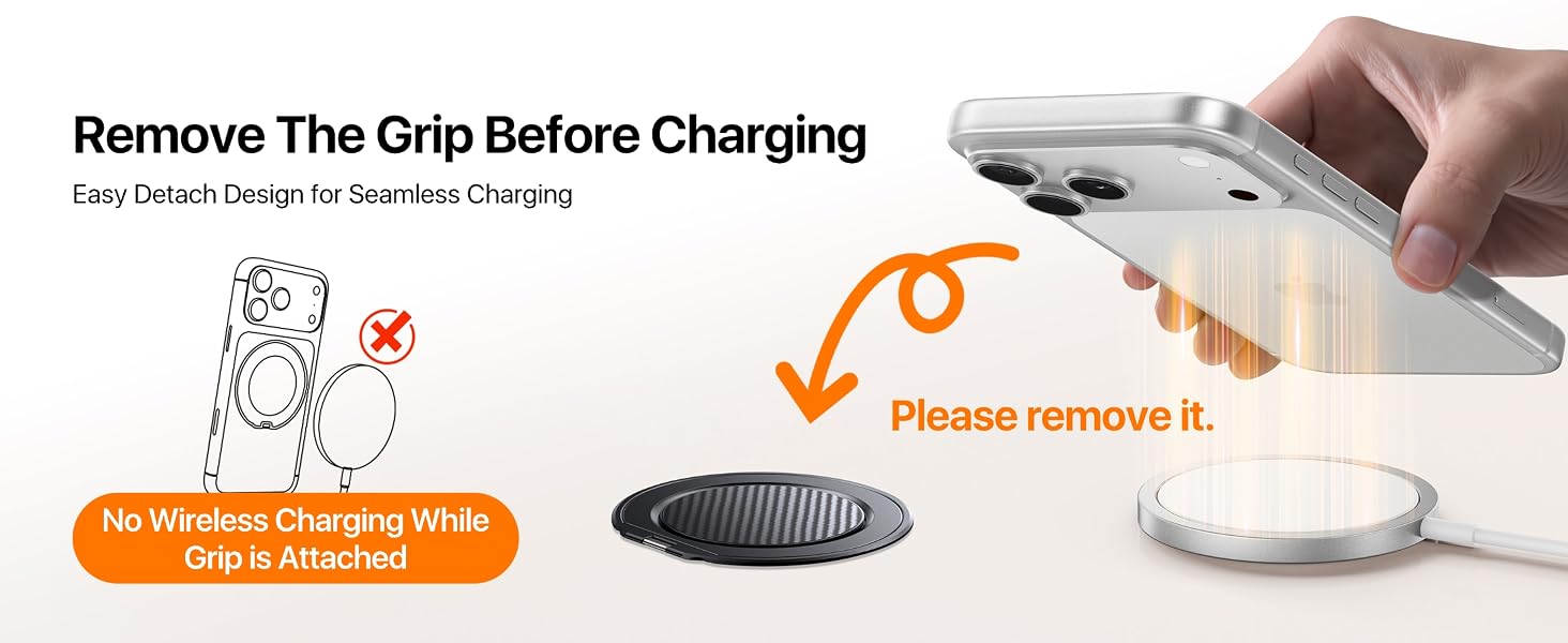 Remove The Grip Before Wireless Charging