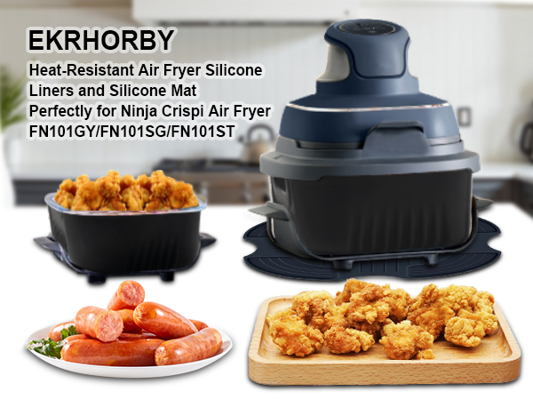 Silicone Heat Resistant Mat for Ninja Crispi Air Fryer