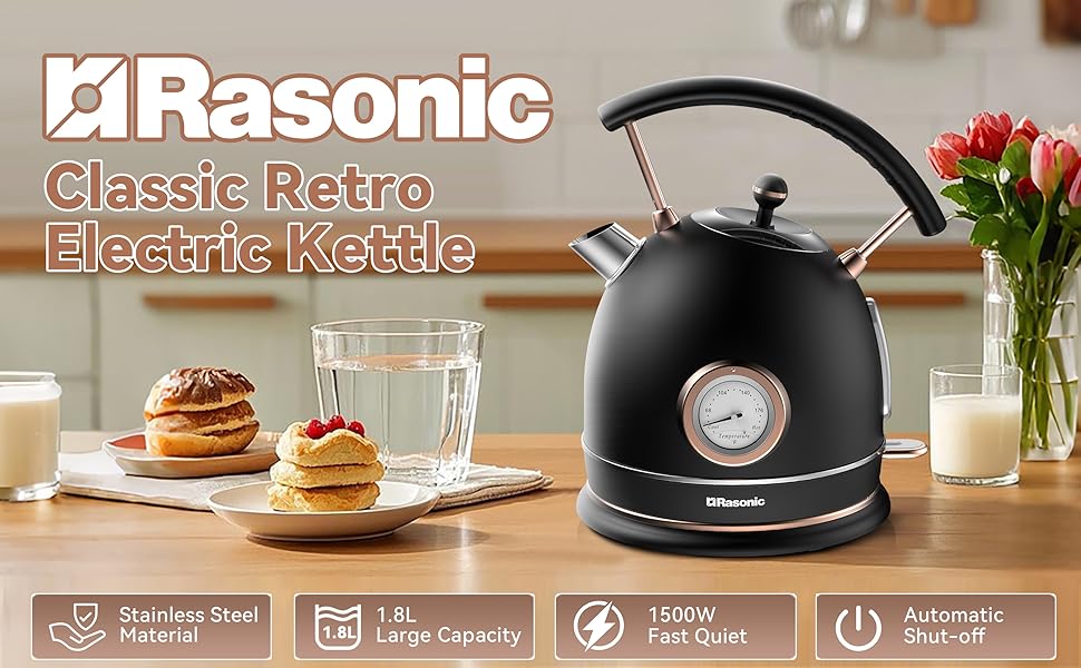Rasonic Classic Retro Electric Kettle