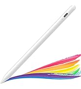 Stylus Pen for iPad 2018-2026, Mixoo Rechargeable iPad Pencil Digital Pen with Palm Rejection Com...