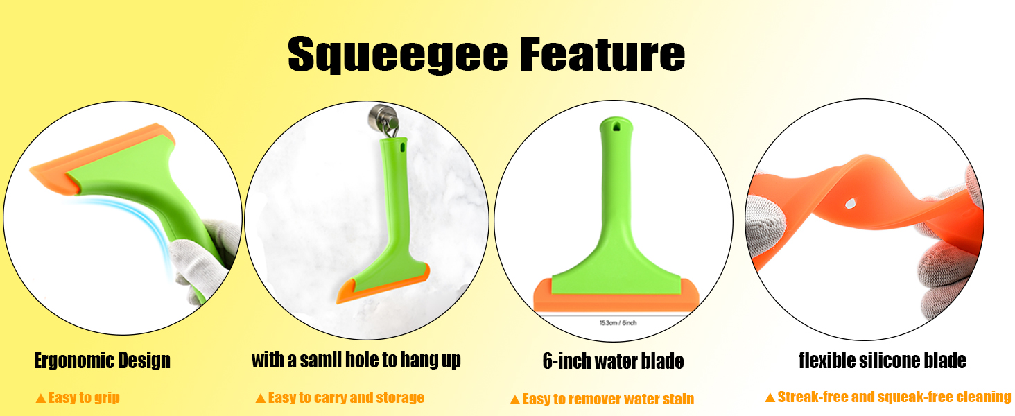 PPF Squeegee, Anti-Scratch Rubber Scraper Soft TPU Mini Squeegee