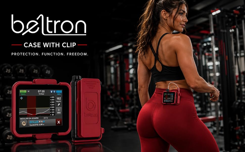 tandem x2 red case with belt clip
