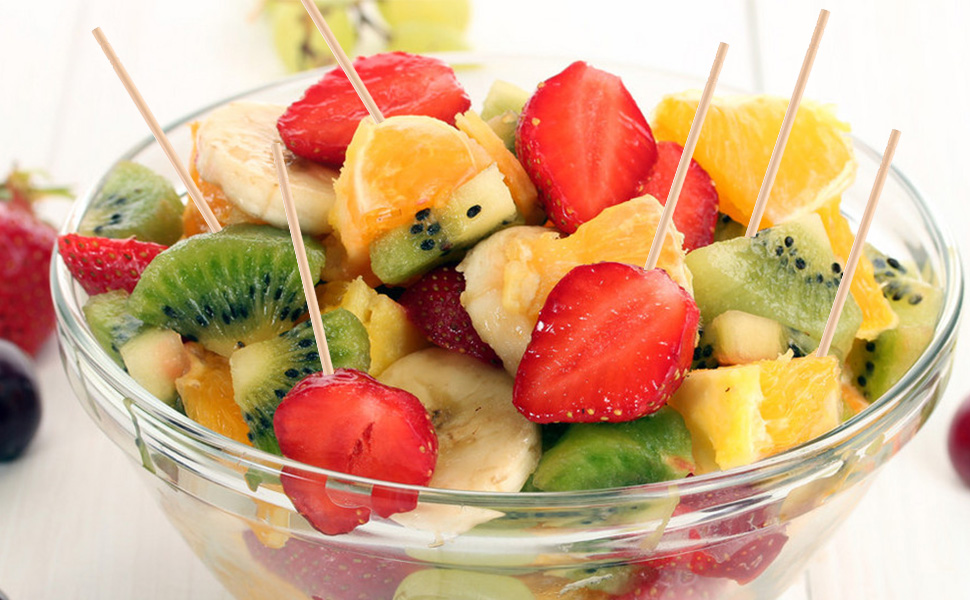 Long Toothpicks for Appetizer Olive Barbecue Fruit