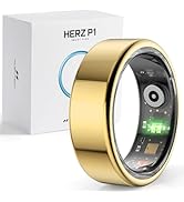 WuzuTech Herz P1 Smart Ring for Women & Men - 24/7 Health Metrics Fitness Ring, Tracks 20+ Biomet...