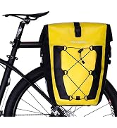 ROCKBROS Bike Pannier Waterproof 27L Large Capacity Bike Bag Rear Rack Bicycle Pannier Bag Waterp...