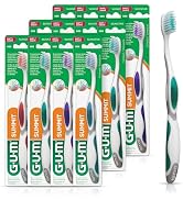 GUM Summit+ Soft Toothbrush, Ultra Fine Tapered Bristles for More Effective Plaque Removal, Extra...