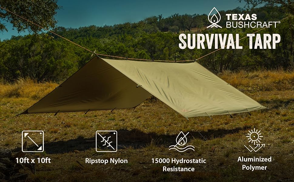 Texas Bushcraft Survival Tarp