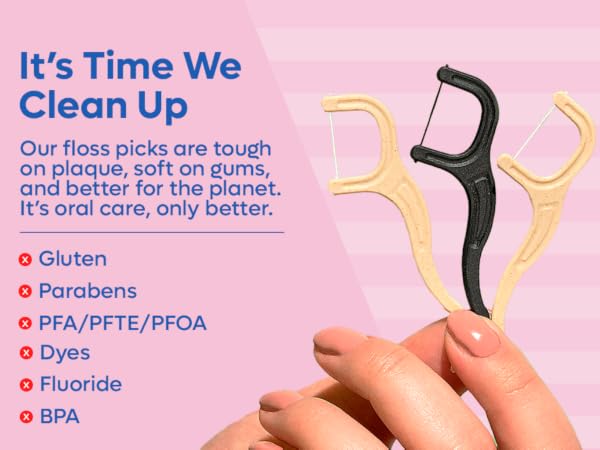 Gluten-free floss picks! Tested by dentists, dental hygienists more. How?