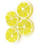 2Pcs Double Lemon Slices Hair Clips Lemon Hair Clip for Women Girls Bangs Side Hairpins Creative ...