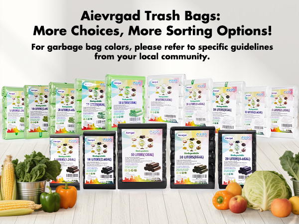 Trash bag 13 gallon white